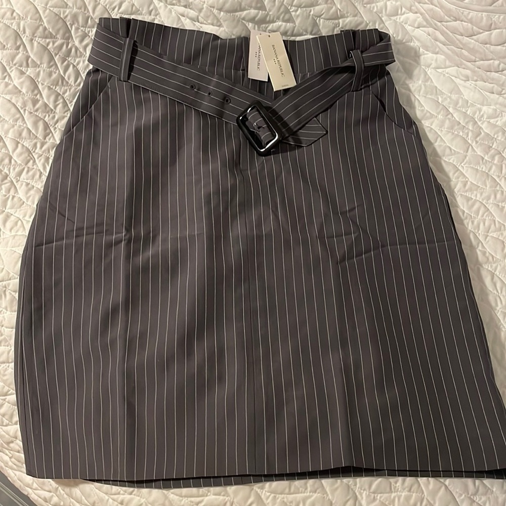 Striped Pencil Skirt